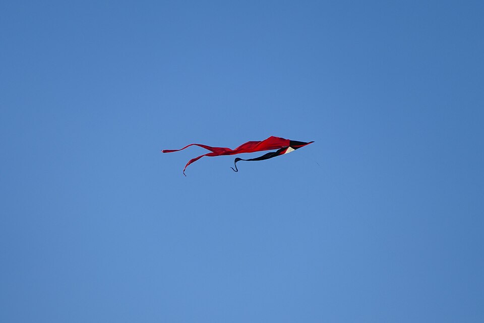 طيارة ورق في السماء